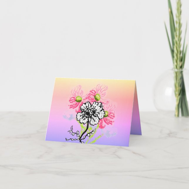 Note Card  : Wild Flowers (Front)