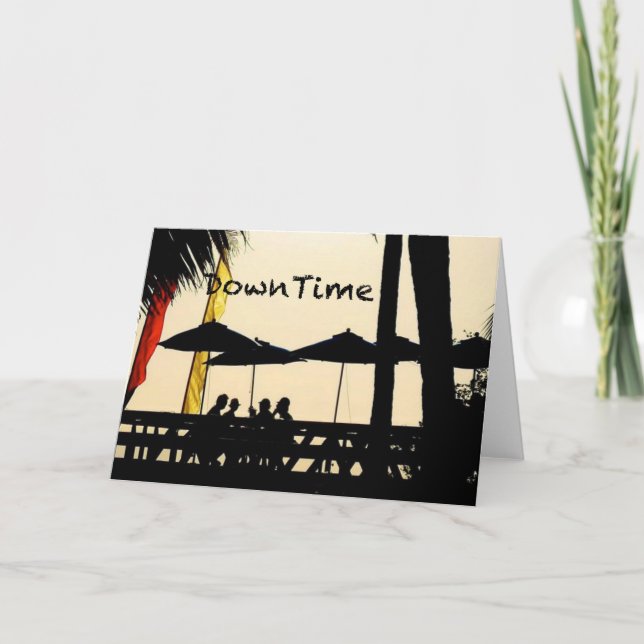 Note card with Afternoon Scene (Front)