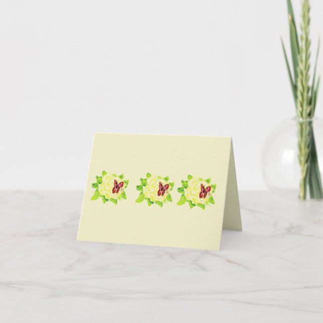 Note Cards  : Asian Flower (Front)