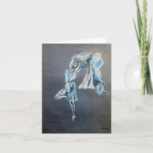 note cards, ballet dancing picture card