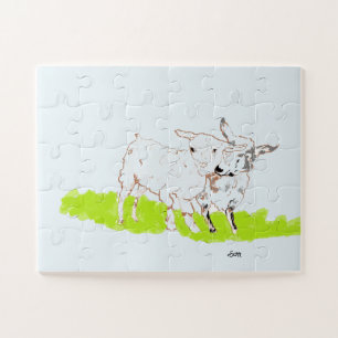 Note Cards : Enjoying a Day Out Jigsaw Puzzle