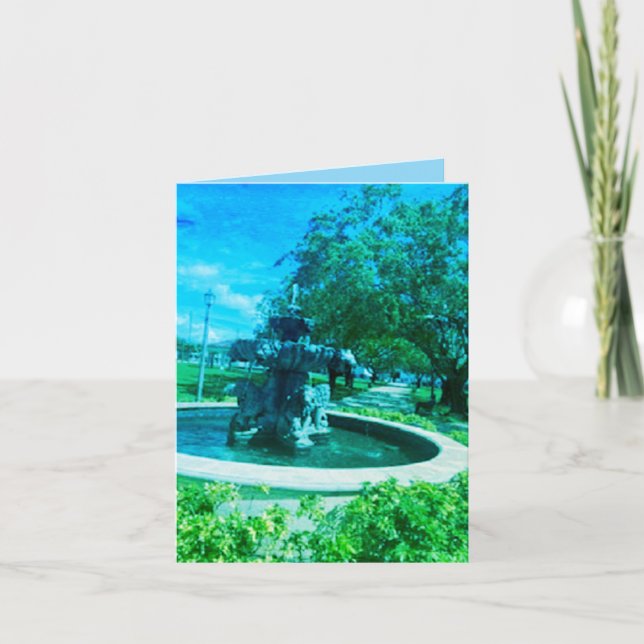 Note Carte : Fontaine De Force. (Devant)