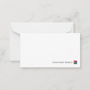 Note Cartes Modèle Votre Nom Business Logo Ici