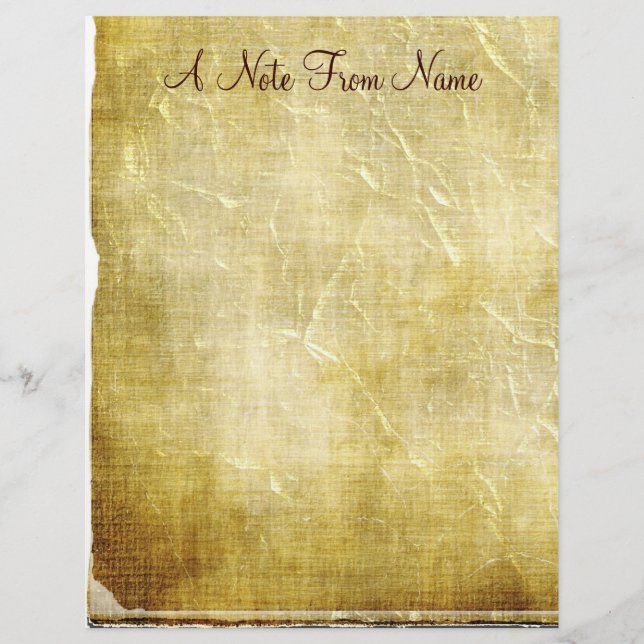 Note de... Ancien papier papier en-tête papeterie (Devant)