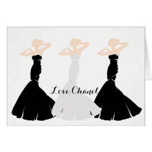 Note de mariage mariée noir et blanc BRIDE & CO