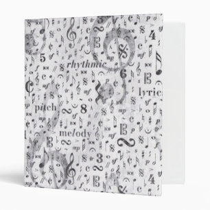 note de musique Motif Musique Thème Classeur
