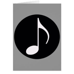 note de musique ~ noir