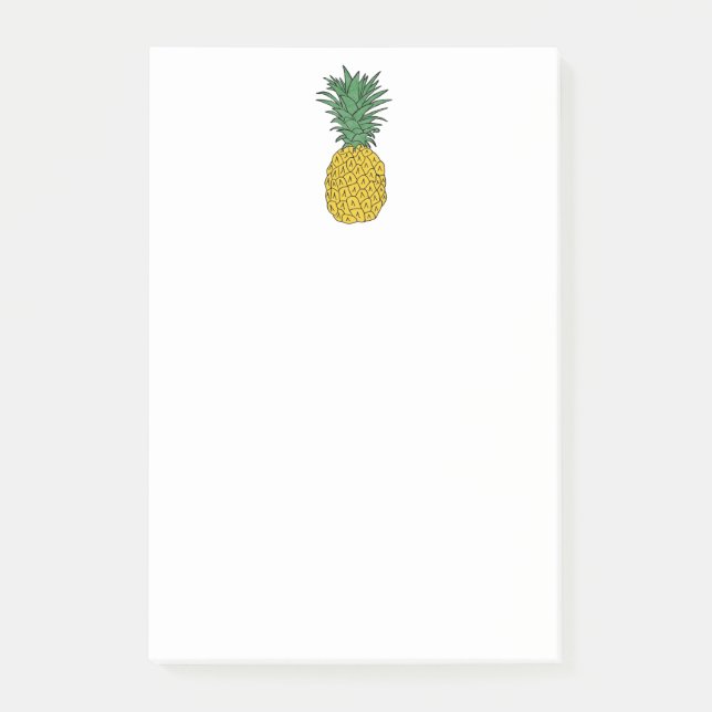 Note de post-it d'ananas (Devant)