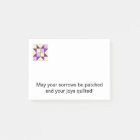 Note de post-it de bloc d'édredon B