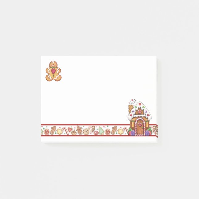 Note de post-it de Chambre de bonhomme en pain (Devant)