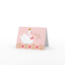 Note de princesse Merci de cygne