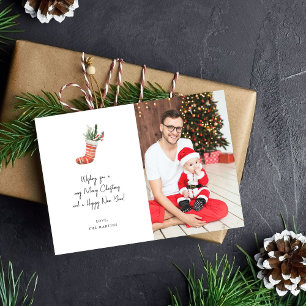 Note de stockage de Noël Photo Verti Carte de Noël