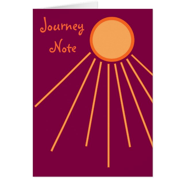 Note de voyage (Devant)