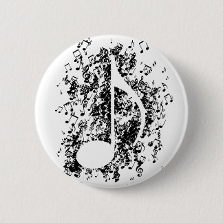 Note Explosion 2 Inch Round Button