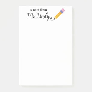 Note From Teacher
