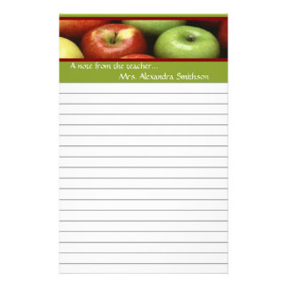 Teacher Stationery Templates, Teacher Custom Stationery Templates