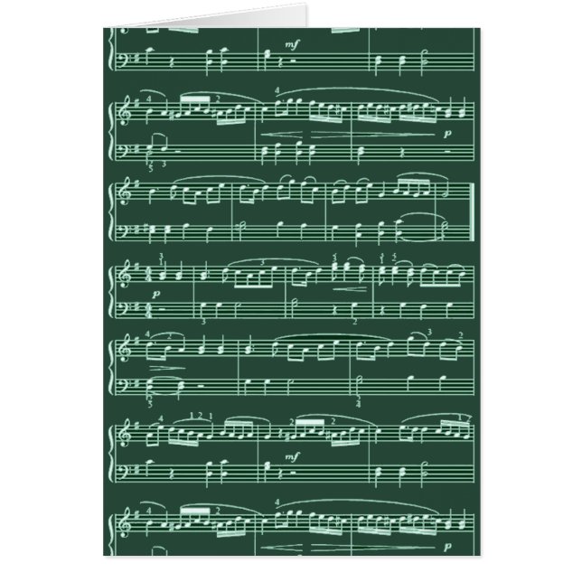 note musicale à motif (Devant)