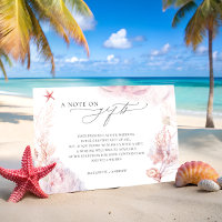 Note On Gifts Underwater Wedding Wishing Well
