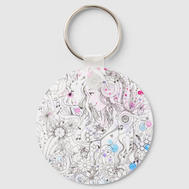 Note pop keychain (Front)