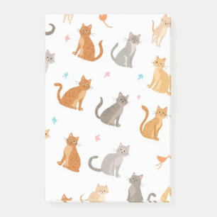 note post-it du chat