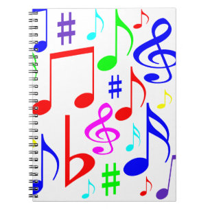 note rainbow notebook
