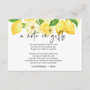 Note sur la carte de Faire-part de mariage de bien