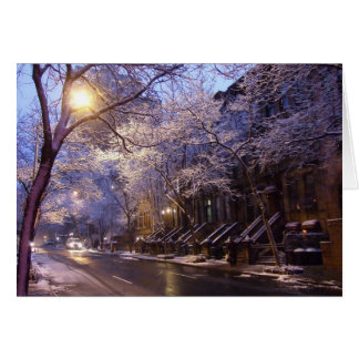 Note sur la rue d'hiver