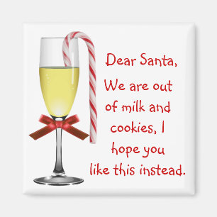 Note To Santa Christmas Magnet