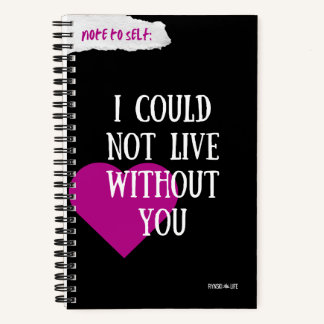 Note to Self by Rynski - Self-Love Pink  Notebook