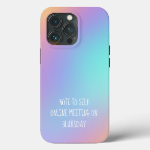 "Note to Self" Funny Colourful iPhone 13 Pro Case