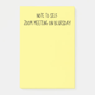"Note to Self" Funny Quarantine Post-It Notes