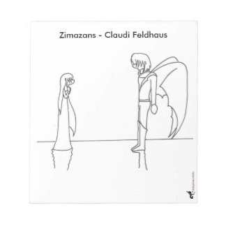 note with an illustration of "Zimazans"