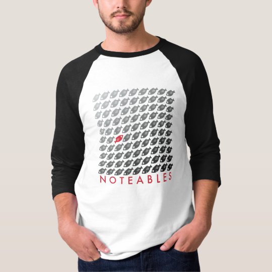 Noteables - Upstream Baseball T (M) T-Shirt