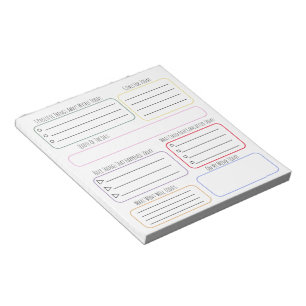 Notebook (13,97 x 15,24 cm), 40 Pages - Today Notepad
