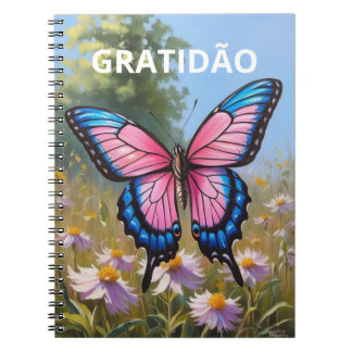 Notebook (80 Pages, P&B) Butterfly