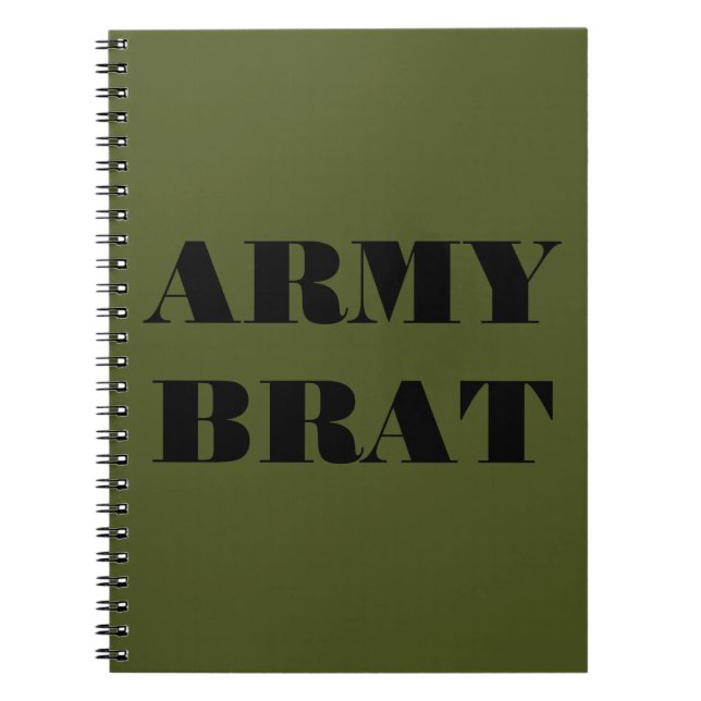 Notebook Army Brat (Front)