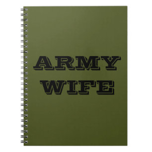 Notebook Army Wife