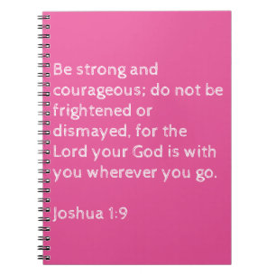 Notebook bible verse