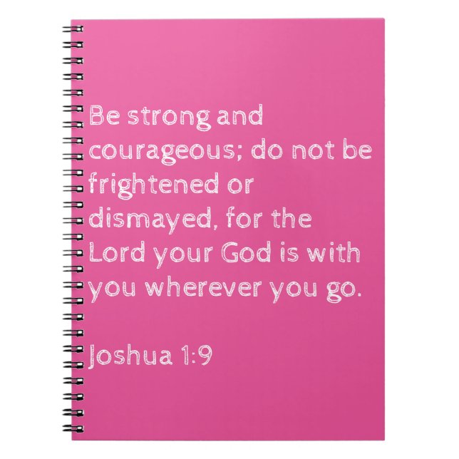 Notebook bible verse (Front)