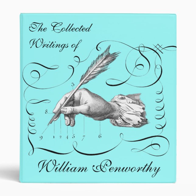 Notebook Binder for Your Collected Writings Green (Front)