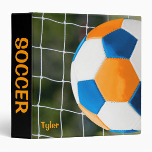 Notebook Blue and Orange with Net Binder