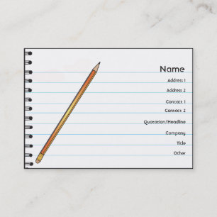 Notebook - Chubby Business Card