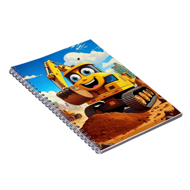 Notebook - excavator (Right Side)