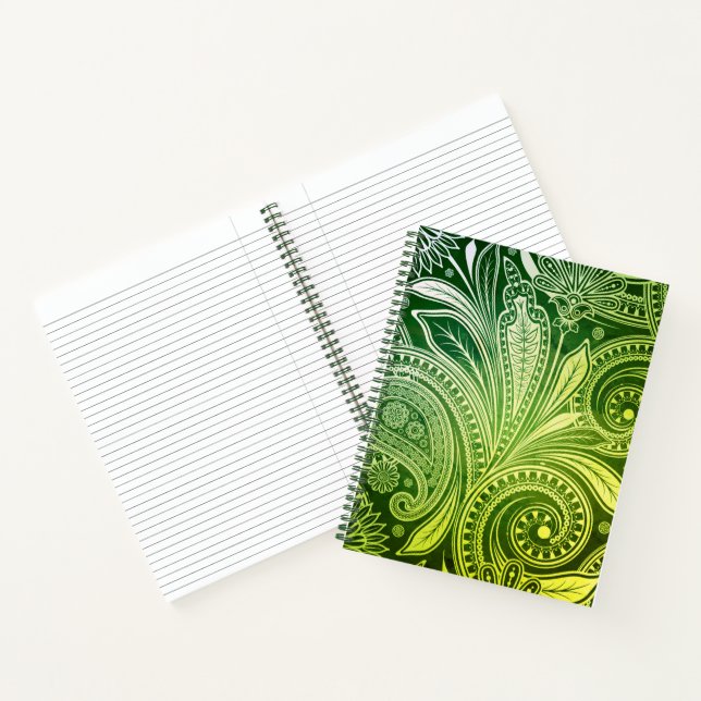 Notebook-Flora Greens Notebook (Inside)