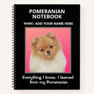Notebook for Lovers of Pomeranians