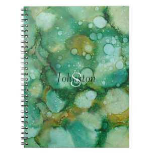 Notebook "Gold Dusted Flowers" Personalize