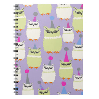Notebook- Grape Screech Owls! Notebook