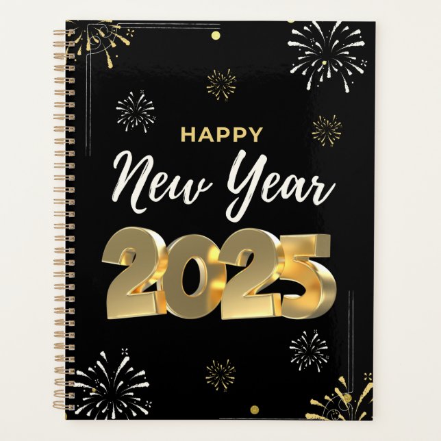 NOTEBOOK - HAPPY NEW YEARS PLANNER (Front)