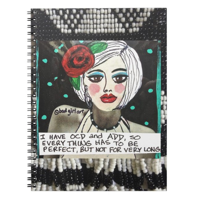NOTEBOOK-I HAVE OCD AND ADD. NOTEBOOK (Front)