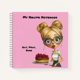 Notebook. My recipe book. With humor. Notebook